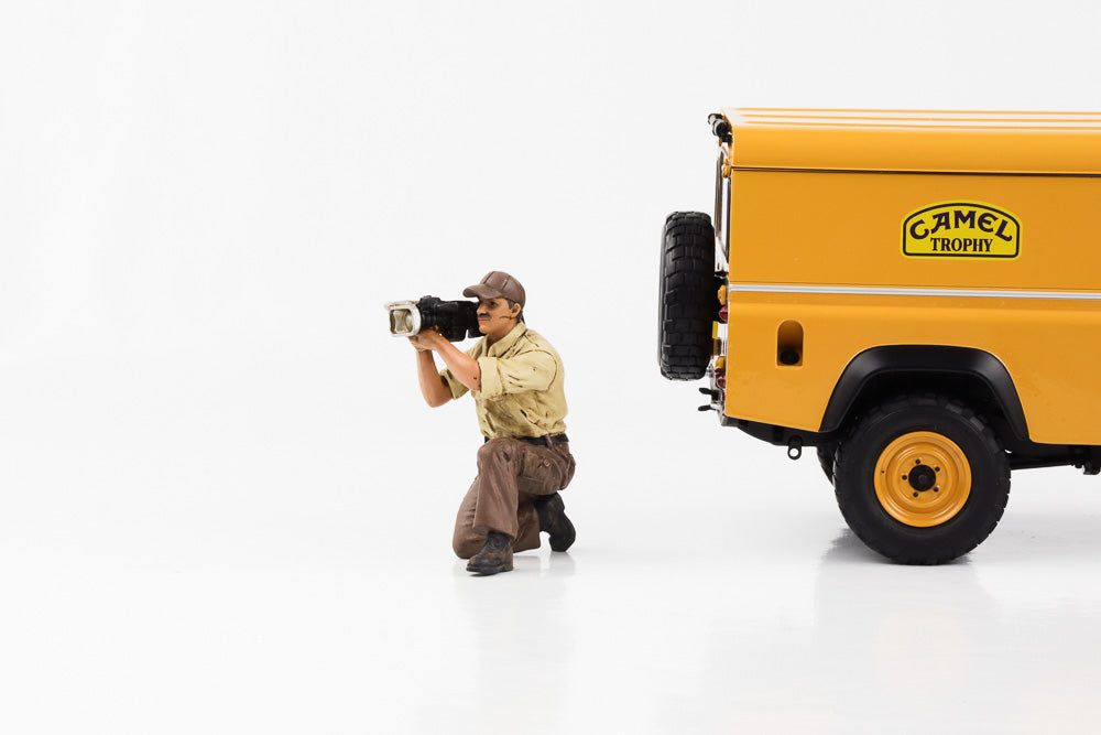 1:18 Figur Mechaniker Crew 4x4 Offroad Camel Trophy #1 - #8 Figuren American Diorama