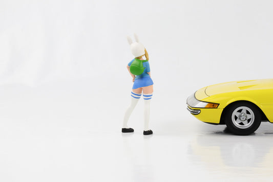 1:18 Figur Cosplay Anime Manga Mädchen blond Hasenkostüm Bunny American Diorama 3