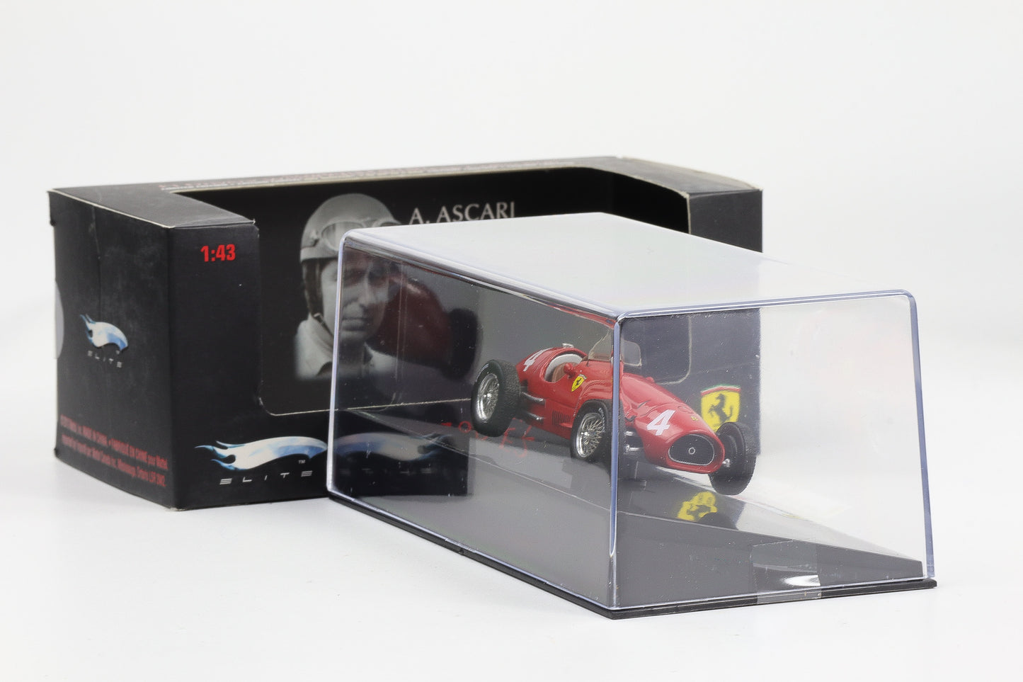 1:43 Hot Wheels Elite Ferrari 500 F2 Ascari #4 Belgium GP 1952 Formel 1 T6274