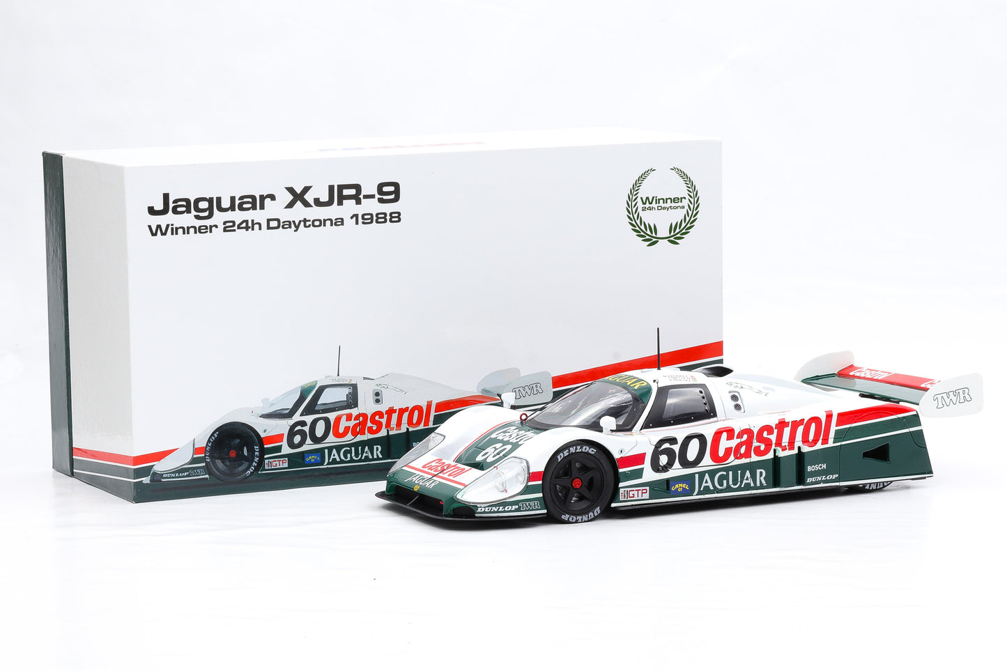 1:18 WERK83 Jaguar XJR-9 #60 Sieger 24h Daytona 1988 Brundle, Boesel, Nielsen