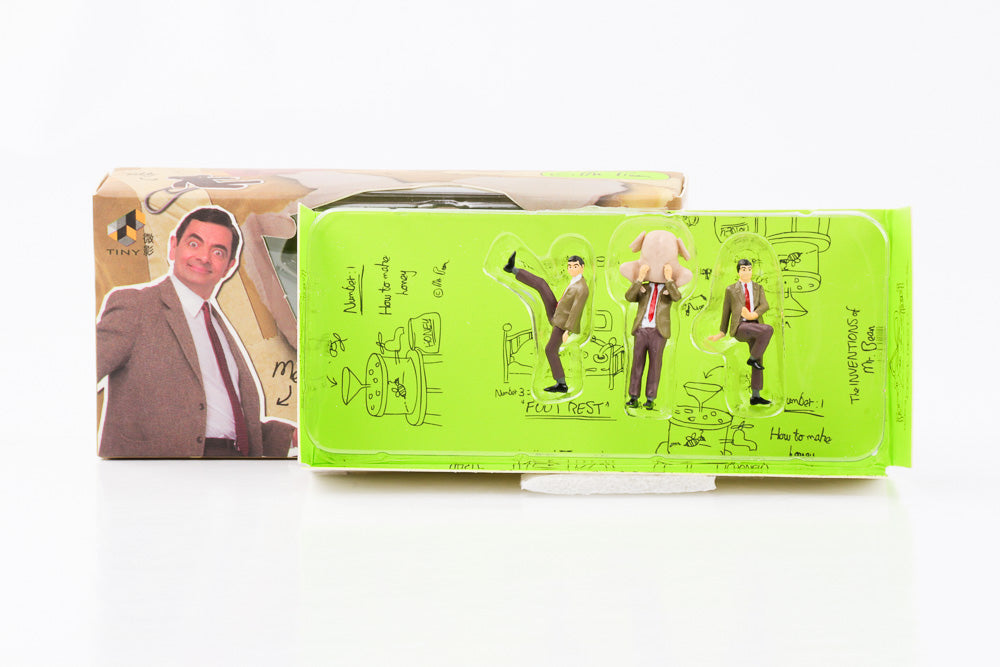 1:64 Figur Mr. Bean Set 3 Figuren Tiny Toys NEU OVP