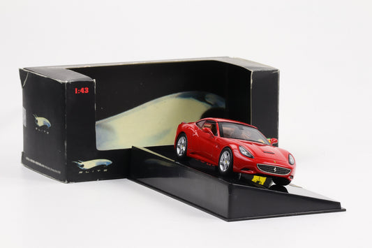 1:43 Hot Wheels Elite Ferrari California Spider Hardtop 2008 rot N5592