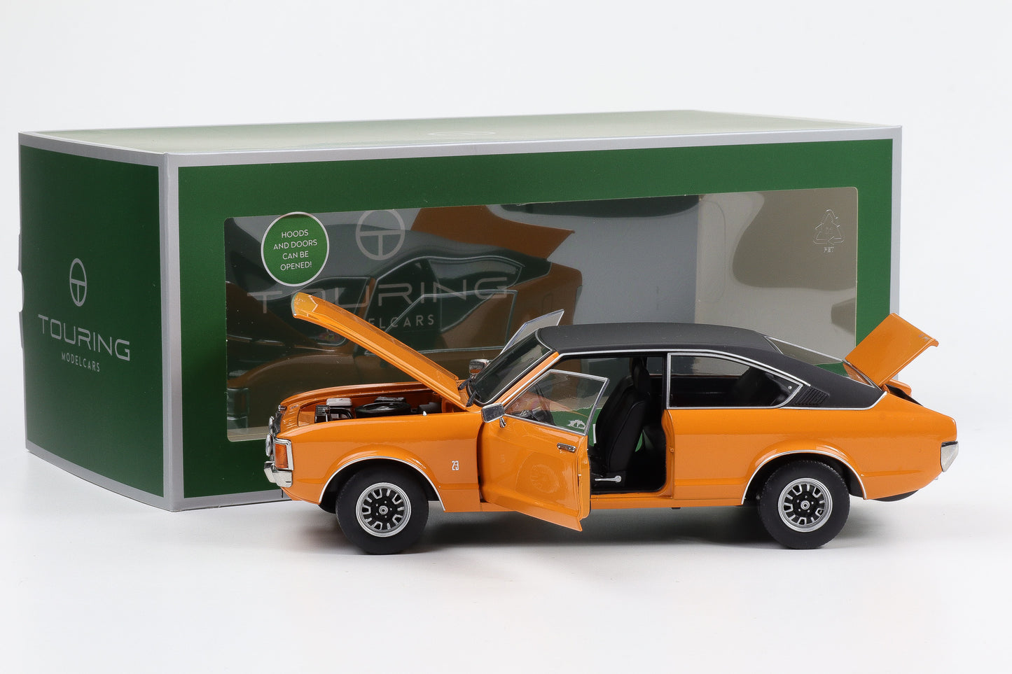 1:18 Touring Modelcars Ford Granada Consul Coupé GT 2.3 signal orange