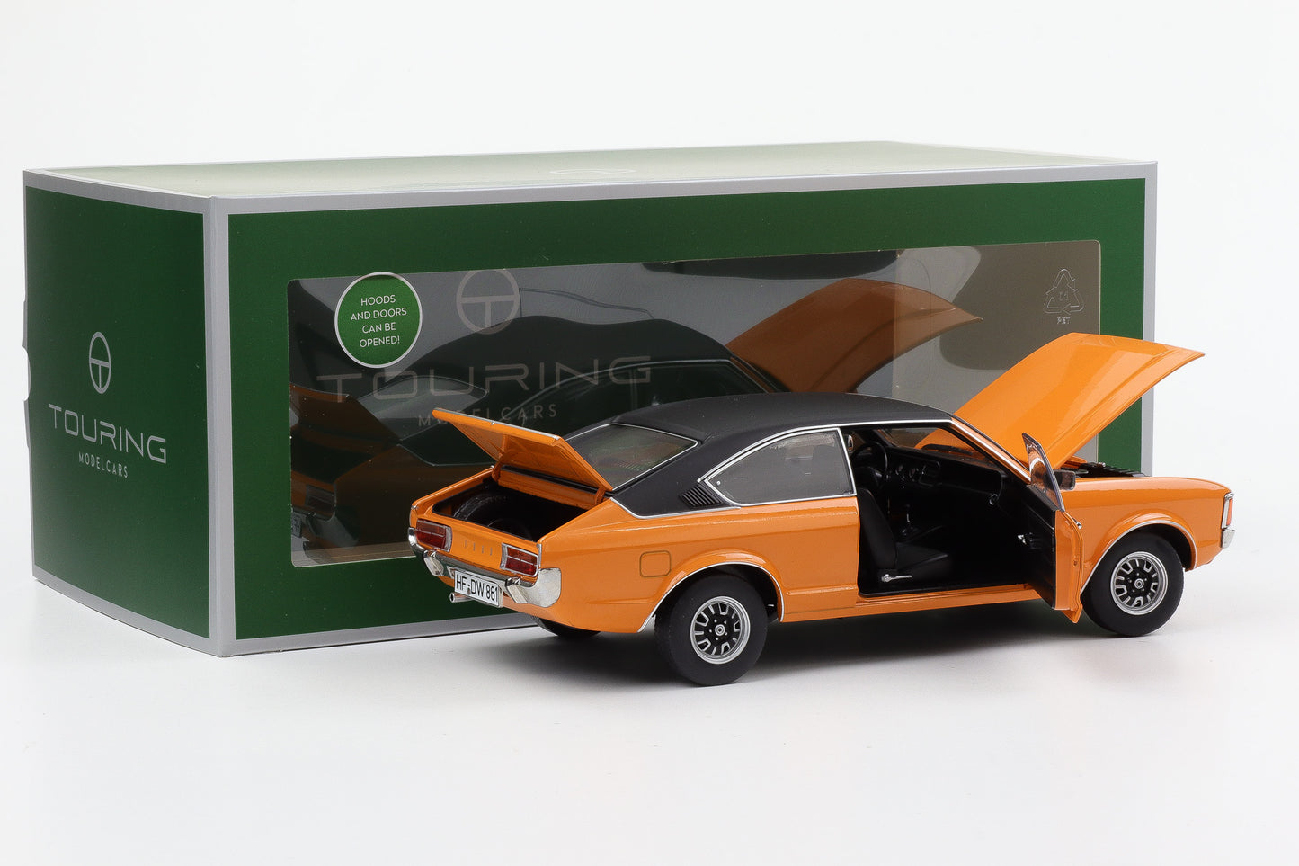 1:18 Touring Modelcars Ford Granada Consul Coupé GT 2.3 signal orange