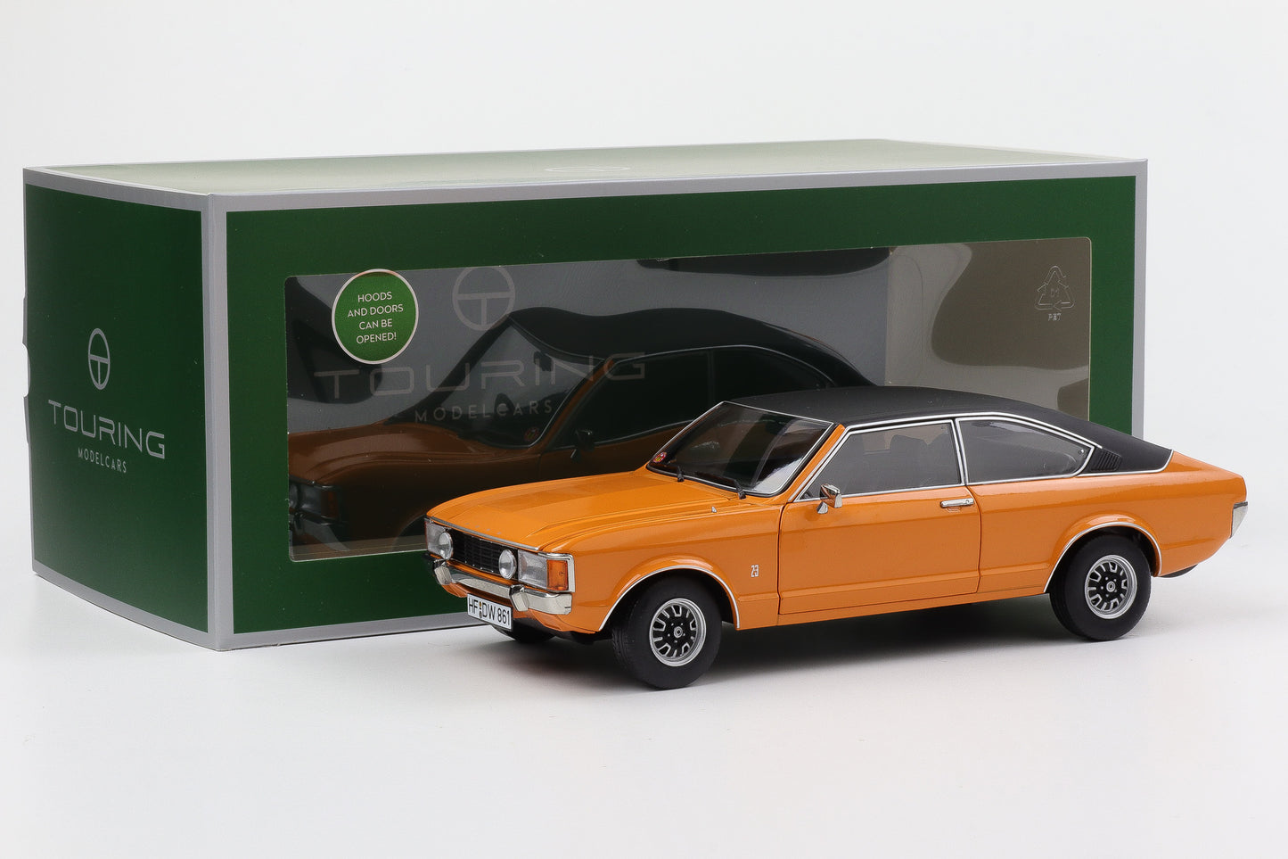 1:18 Touring Modelcars Ford Granada Consul Coupé GT 2.3 signal orange