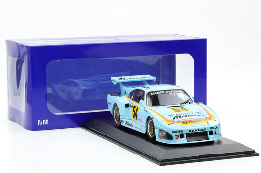 1:18 Werk83 Porsche 935 K3 Mambo #54 DRM Champion 1979 Ludwig + Vitrine