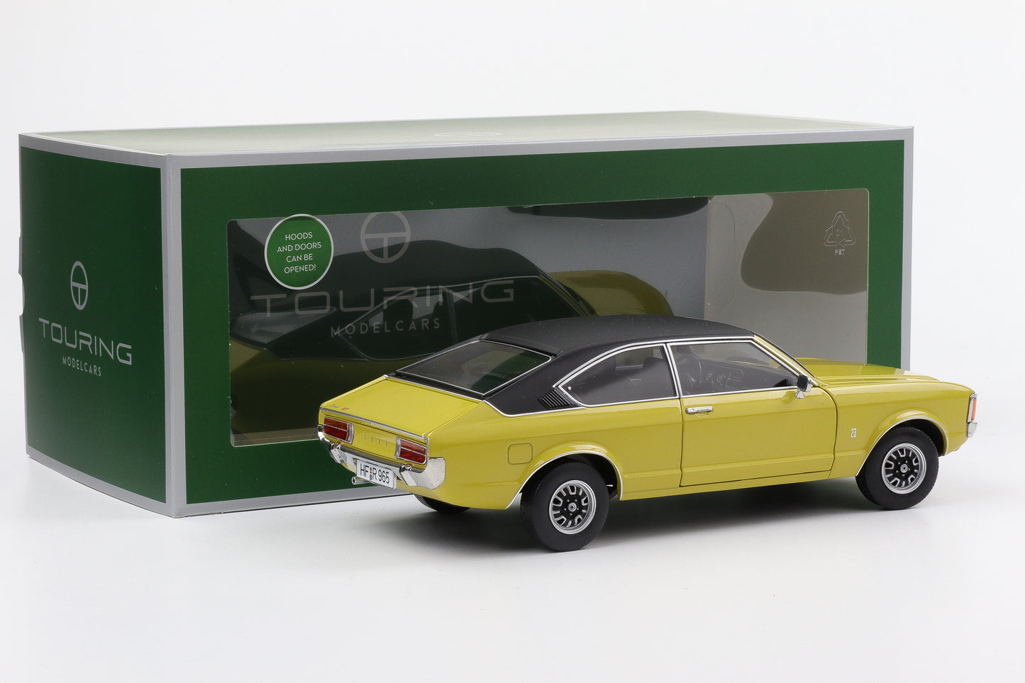 1:18 Touring Modelcars Ford Granada Consul Coupé GT 2.3 Daytona yellow