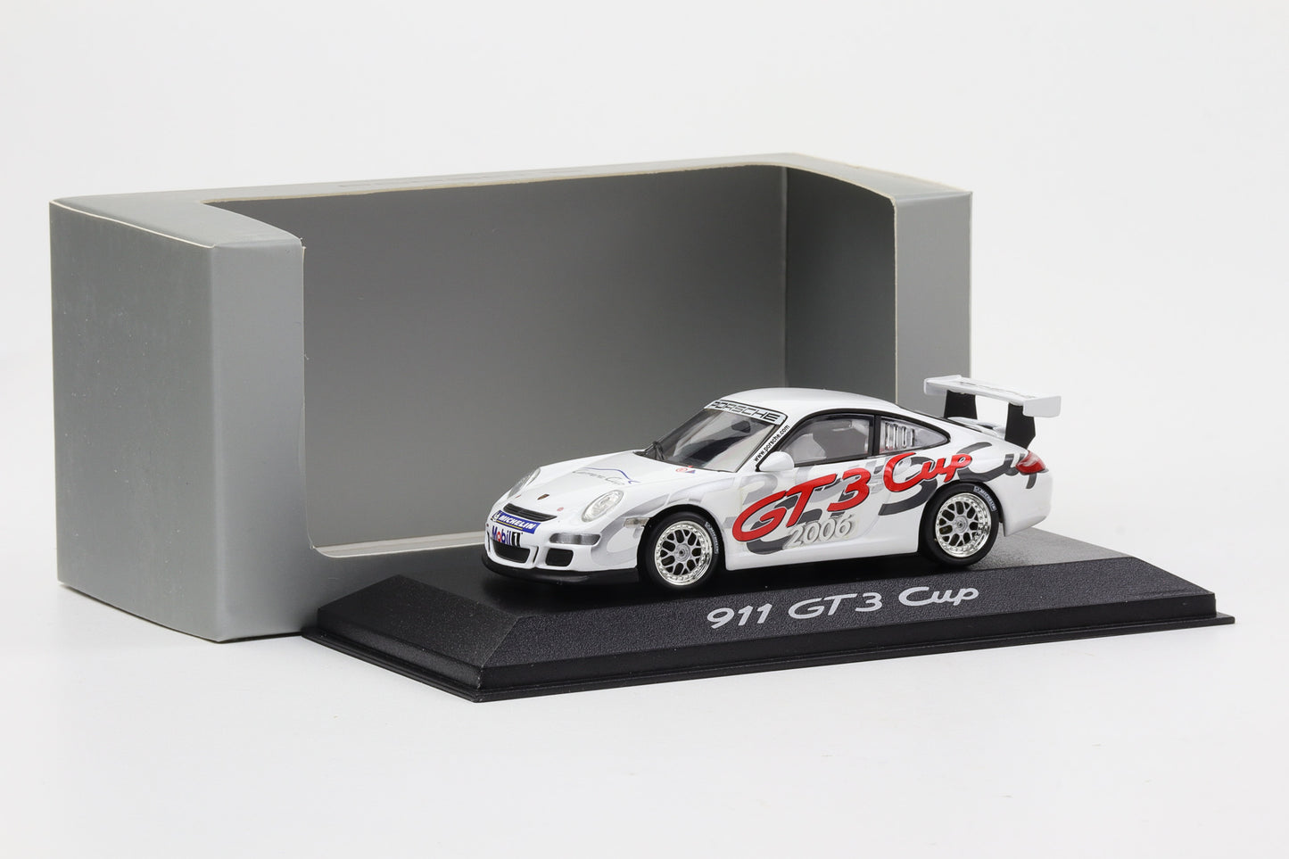 1:43 Porsche 911 997 GT3 Carrera Cup 2006 Präsentation WAP Dealer