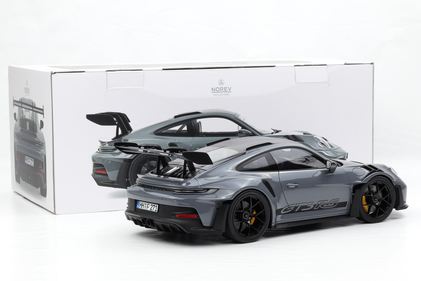 1:12 Norev Porsche 911 GT3 RS Weissack Package 2022 Arctic grey black / 200 pcs