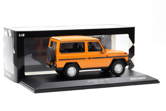 1:18 Minichamps Mercedes G-Klasse 300GD SWB W460 G-Modell orange 1980
