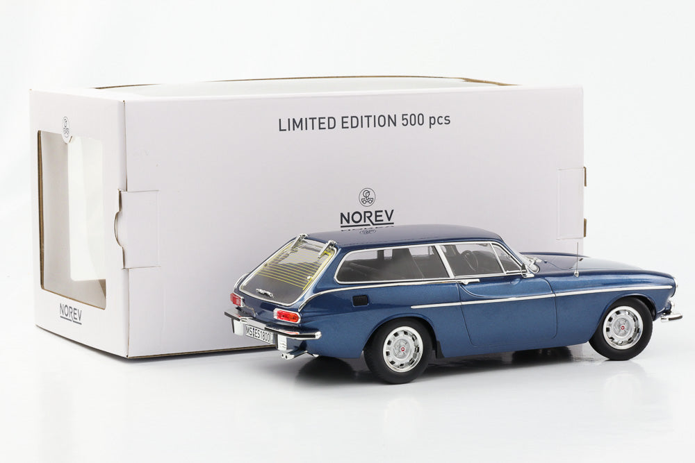 1:18 Volvo 1800 ES 1973 dunkelblau mit schwarzer Ausstattung Norev