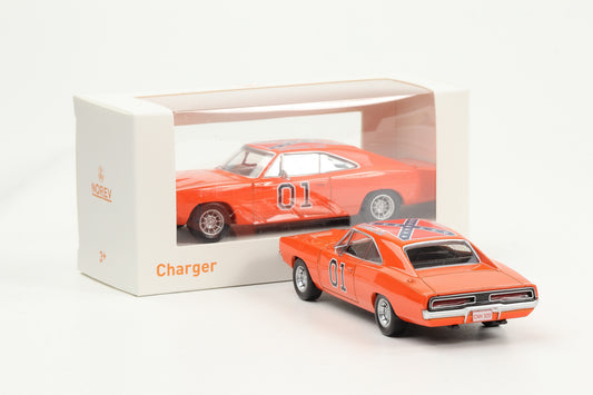 1:43 Dodge Charger 1969 General Lee Movie car with flag 1:43 Norev Jet Car