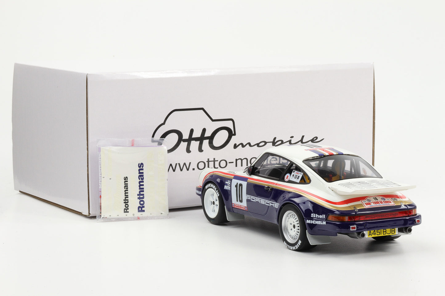 1:18 Porsche 911 SC Carrera SC/RS Rallye Tour de Corse 1985 #10 OT173