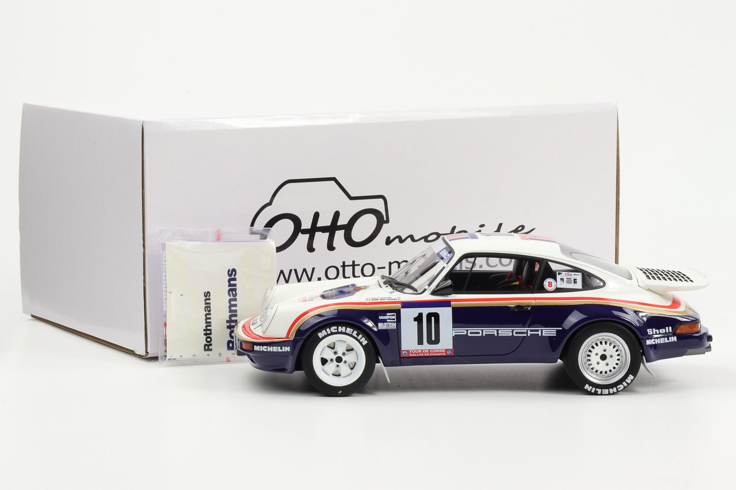 1:18 Porsche 911 SC Carrera SC/RS Rallye Tour de Corse 1985 #10 OT173