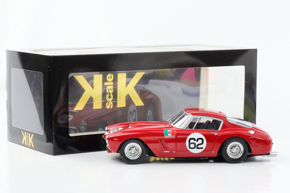 1:18 Ferrari 250 GT SWB #62 Winner Monza 1960 rot KK-Scale diecast