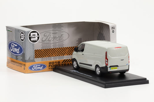 1:43 Greenlight 2016 Ford Transit Custom V362 grau metallic Triple 9