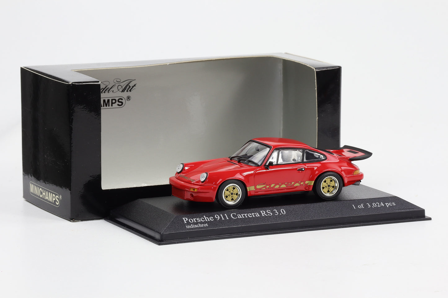1:43 Minichamps Porsche 911 Carrera RS 3.0 1974 indischrot