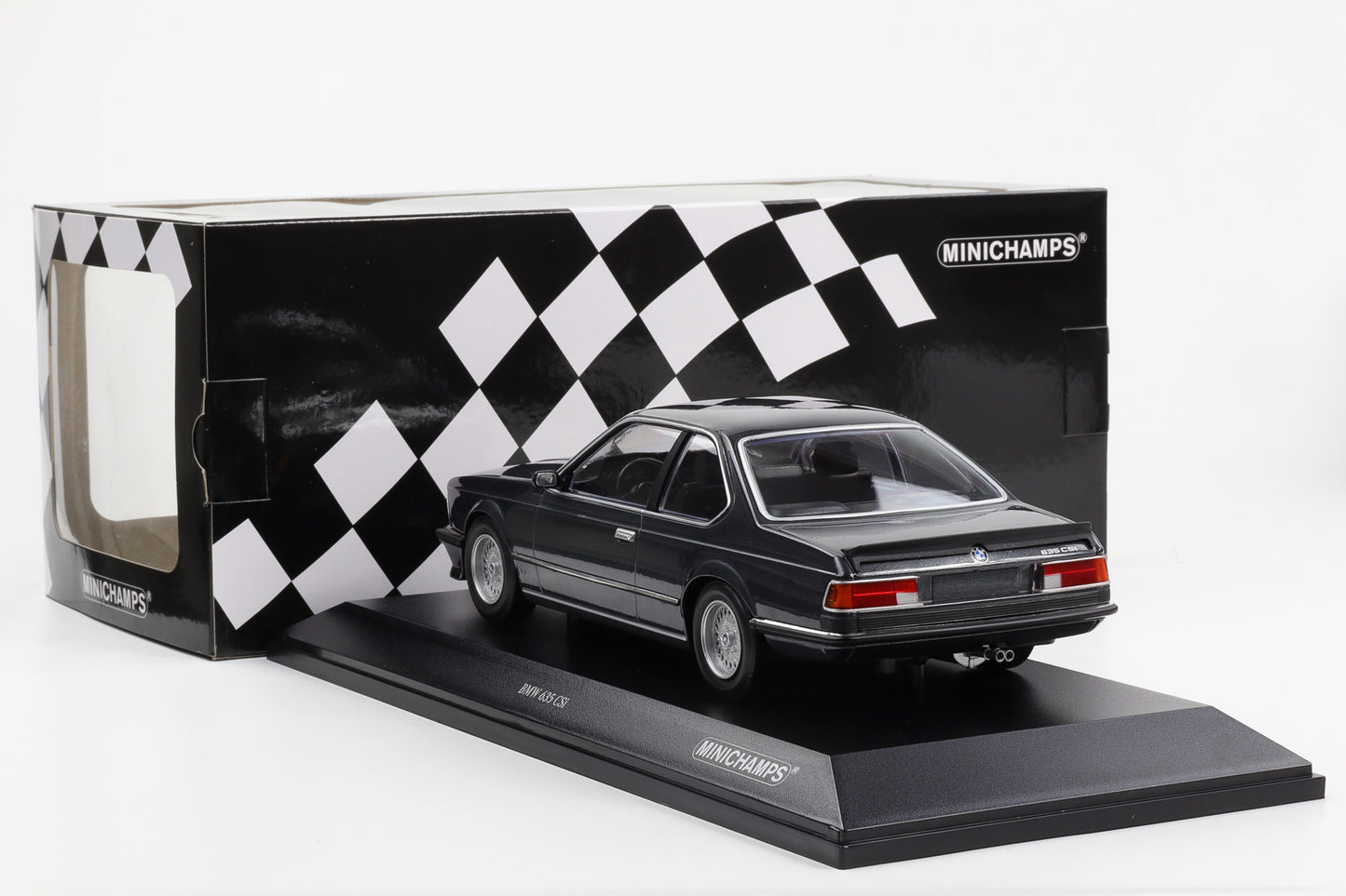 1:18 Minichamps BMW 635 CSi E24 Coupe 1982 grey metallic 155028106