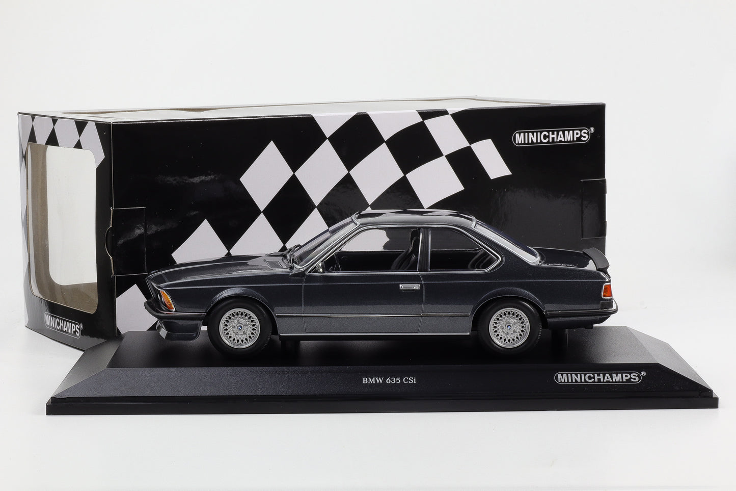 1:18 Minichamps BMW 635 CSi E24 Coupe 1982 grey metallic 155028106