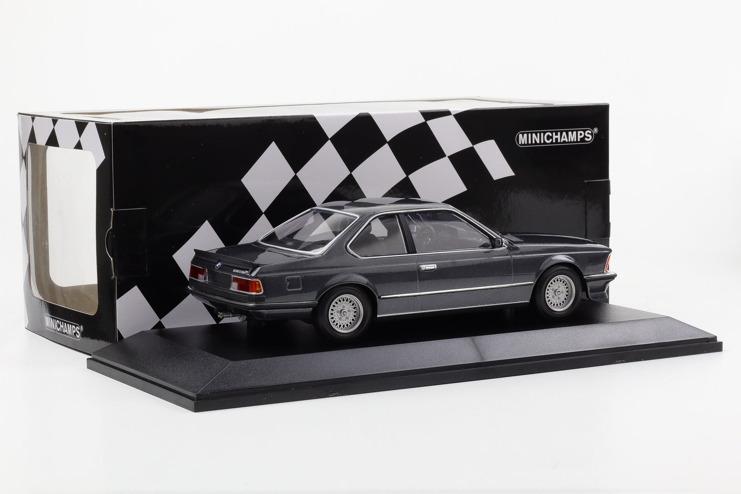 1:18 Minichamps BMW 635 CSi E24 Coupe 1982 grey metallic 155028106