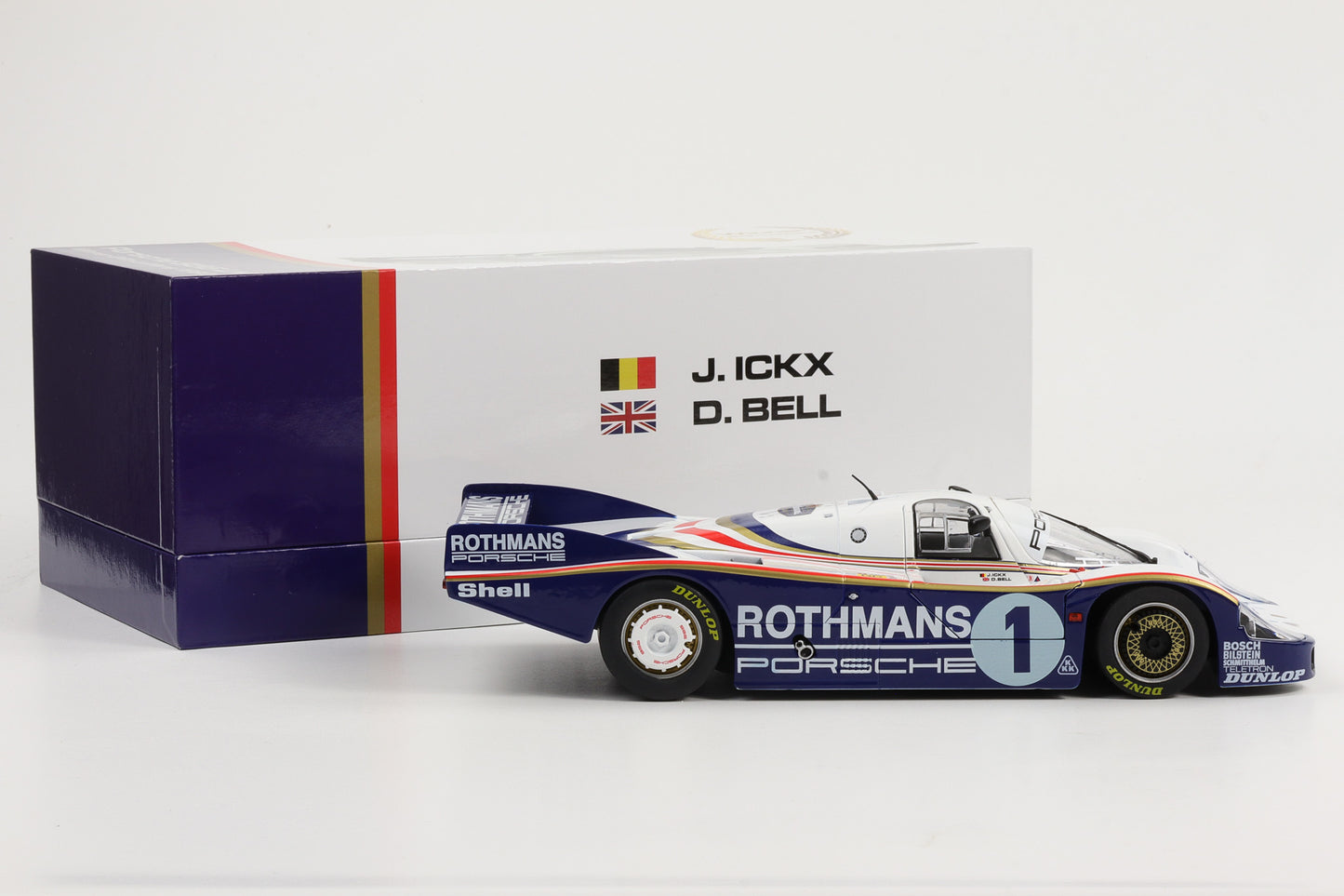 1:18 Werk83 956 LH Rothmans #1 Winner 24h LeMans 1982 Ickx Bell Giftbox