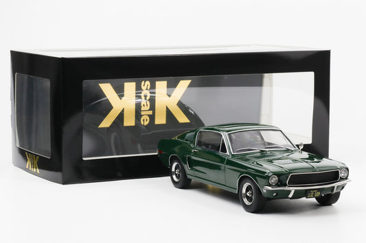 1:18 KK-Scale Ford Mustang GT Fastback 1968 like Bullitt Movie Steve McQueen