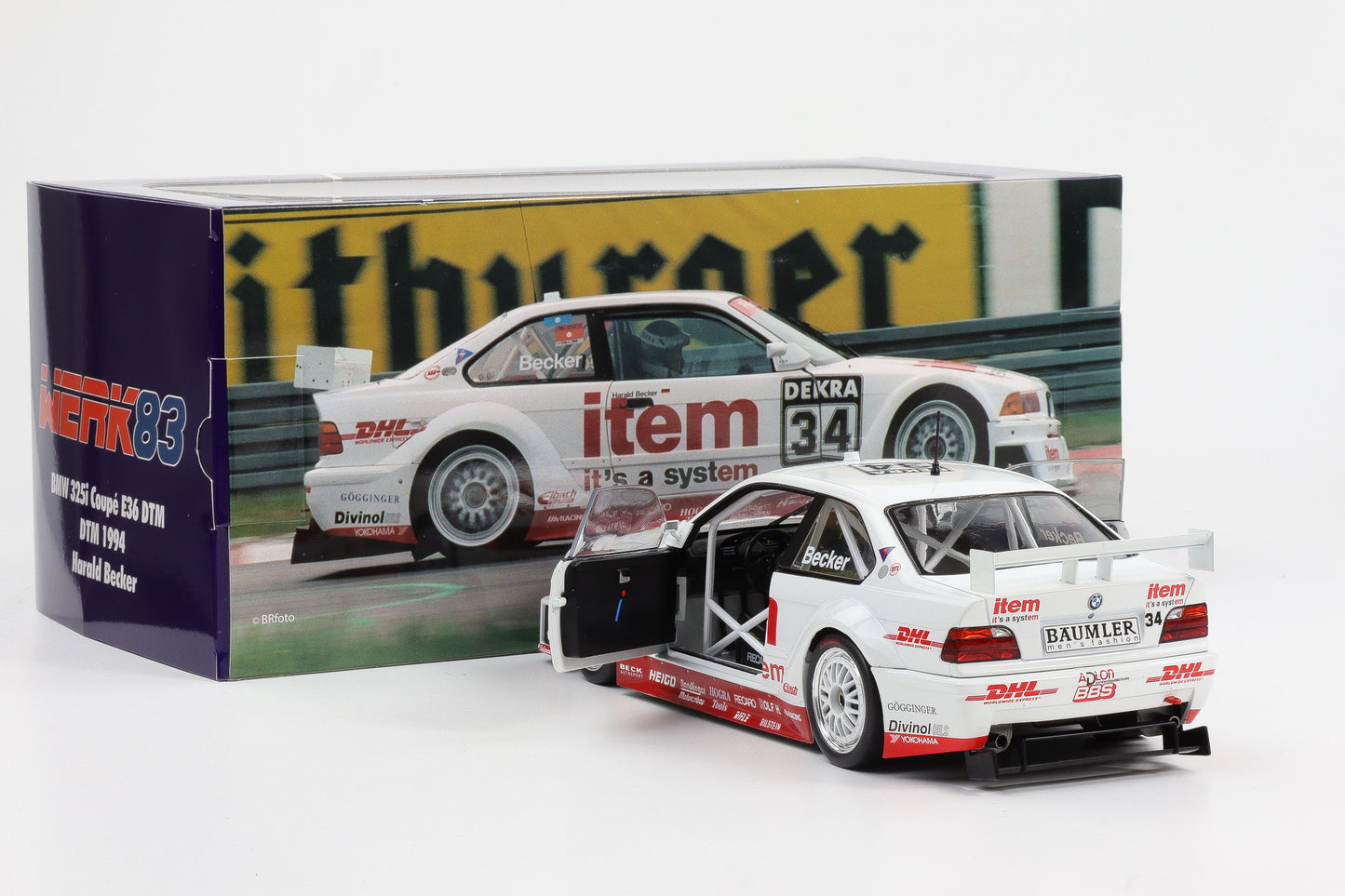 1:18 BMW 3er 325i Coupe E36 DTM #34 DTM 1994 Harald Becker Werk83