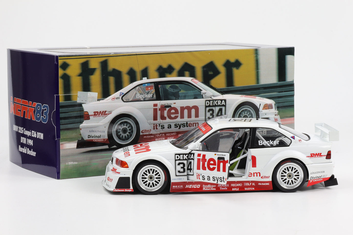 1:18 BMW 3er 325i Coupe E36 DTM #34 DTM 1994 Harald Becker Werk83