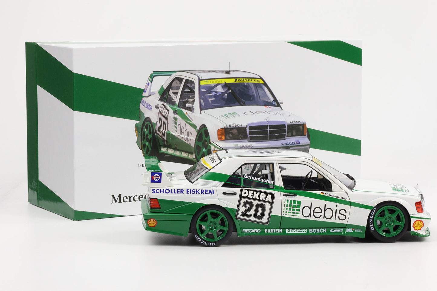 1:18 Werk83 Mercedes-Benz 190E 2.5-16 Evo II #20 DTM 1991 Michael Schumacher