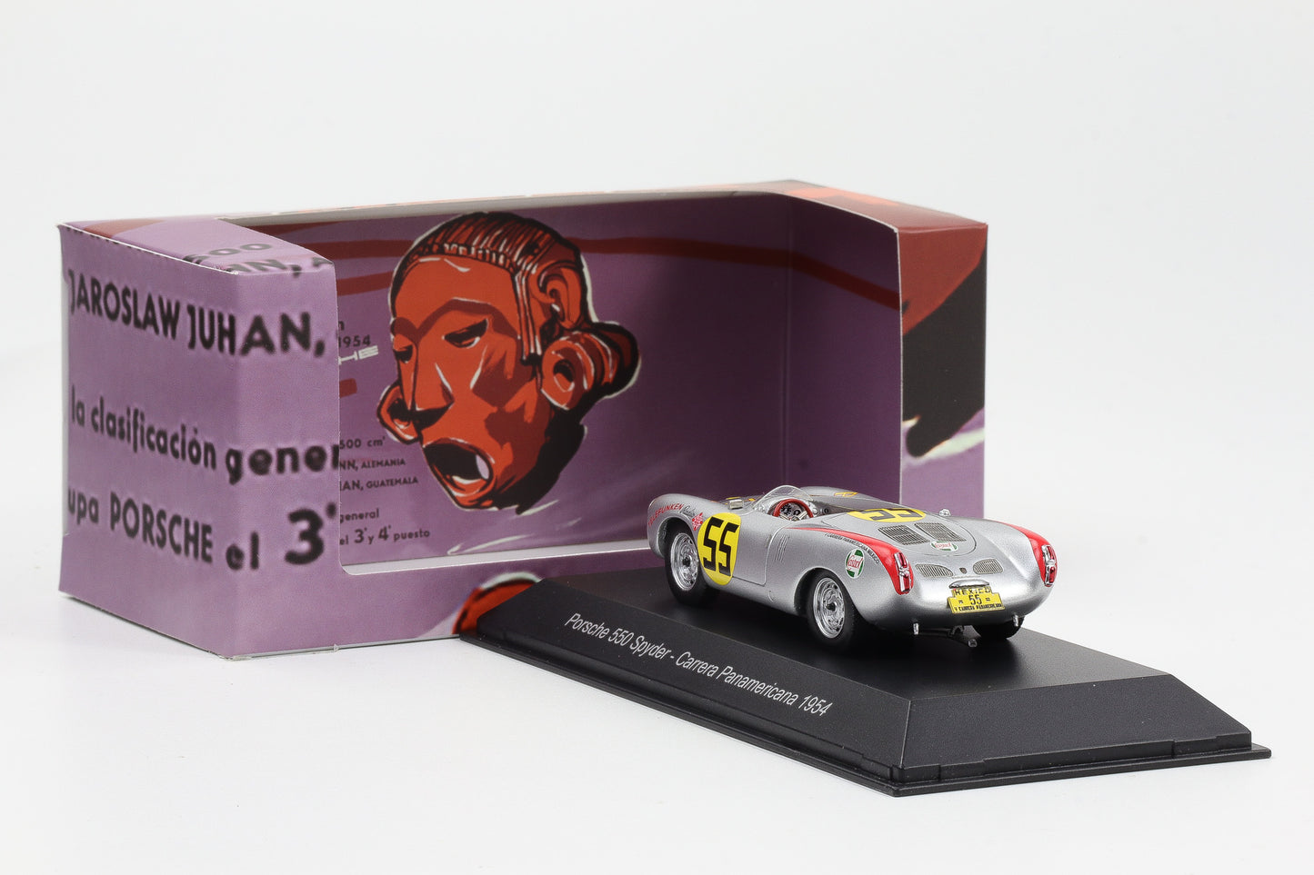 1:43 Spark Porsche 550 Spyder #55 Carrera Panamericana 1954 #55 Museum