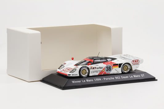 1:43 Spark Porsche 962 Dauer #36 FATurbo 24h LeMans 1994 Winner MAP Museum