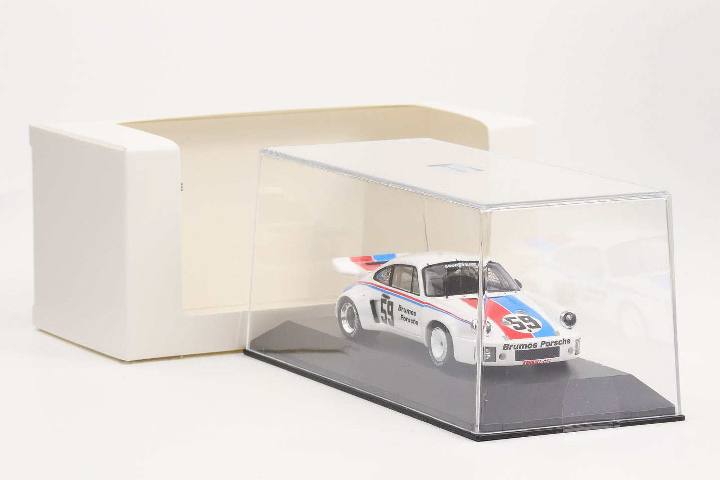 1:43 Spark Porsche 911 Carrera RSR #59 24h Daytona 1975 Winner MAP Museum