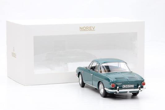 1:18 Norev VW Volkswagen Karmann Ghia 1500 Typ 34 1963 smaragd grün