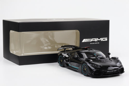 1:18 Mercedes-Benz AMG One Race Version C298 Obsidianschwarz NZG Dealer