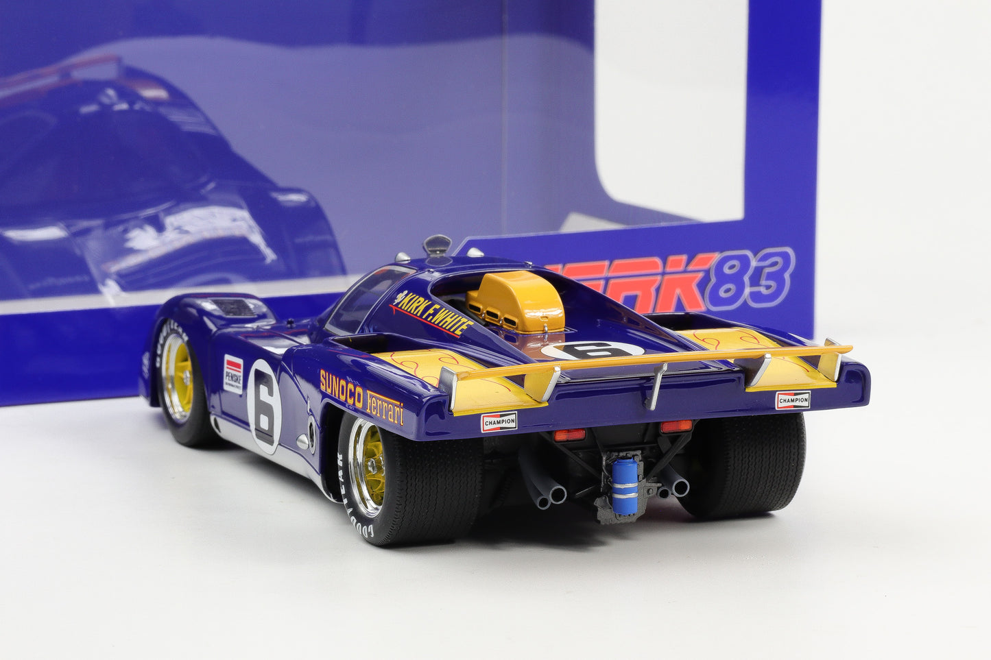 1:18 Werk83 Ferrari 512M Sunoco #6 3rd 24h Daytona 1971 Donohue Hobbs Resin