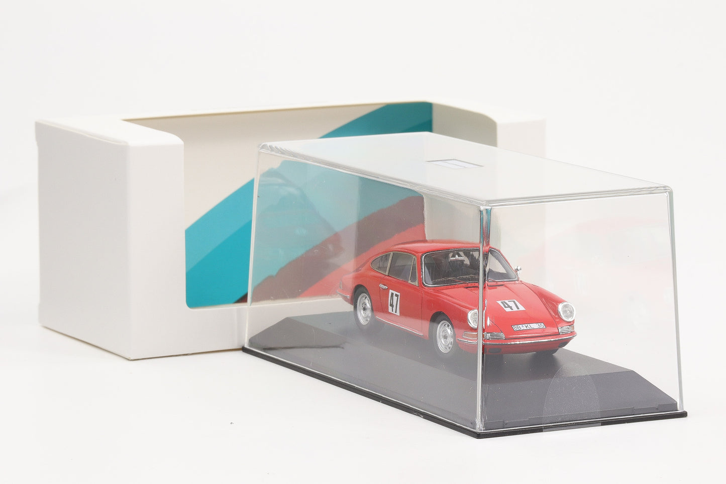 1:43 Spark Porsche 911 2.0 #47 1966 Eberhard Mahle rot Museum MAP