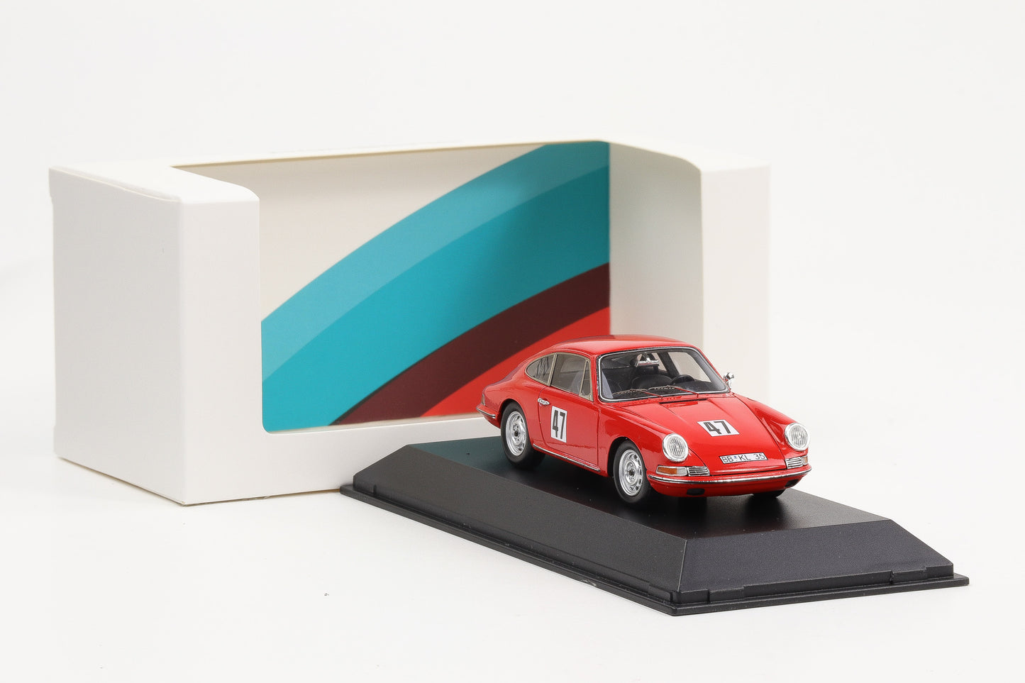 1:43 Spark Porsche 911 2.0 #47 1966 Eberhard Mahle rot Museum MAP