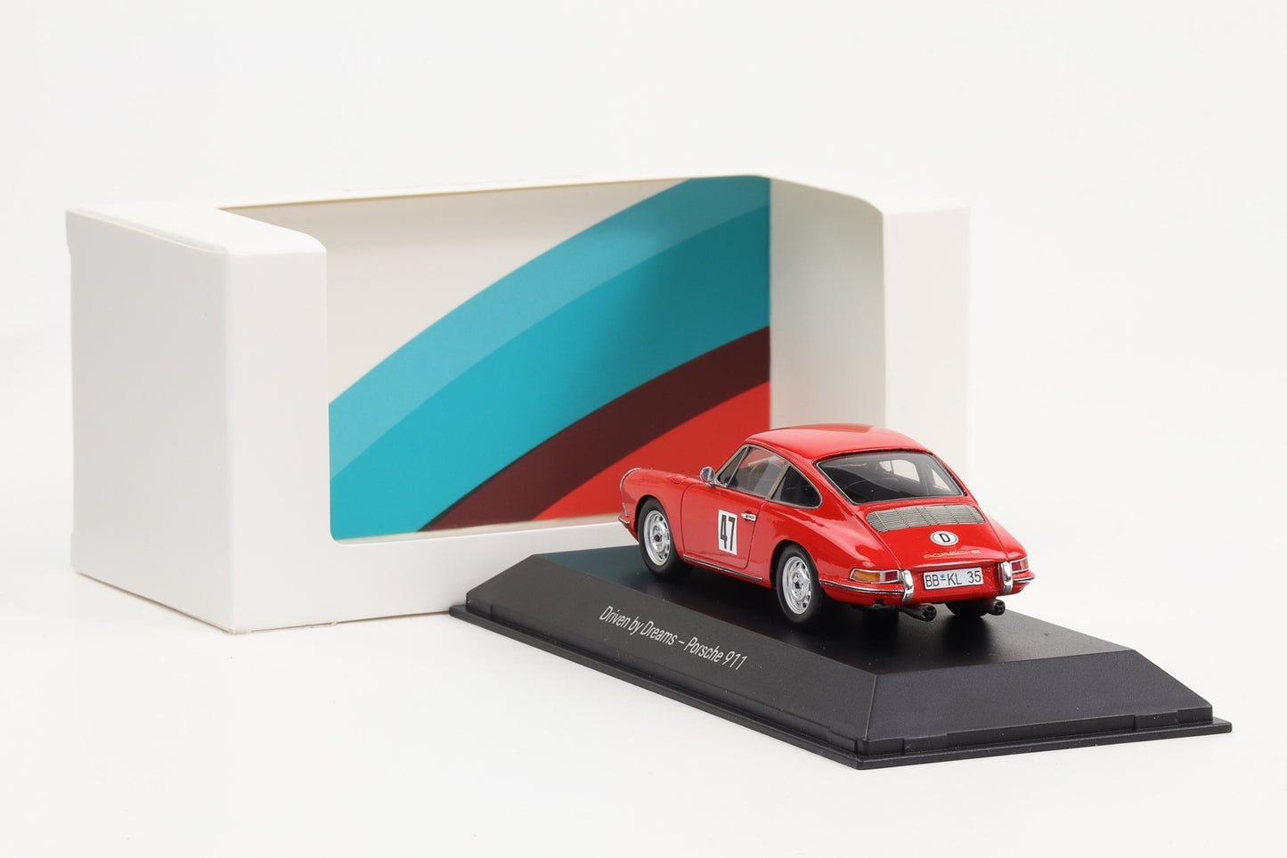 1:43 Spark Porsche 911 2.0 #47 1966 Eberhard Mahle rot Museum MAP