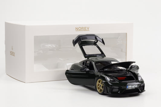 1:18 Norev Porsche 718 Cayman GT4 RS Weissachpaket brewstergreen 187250