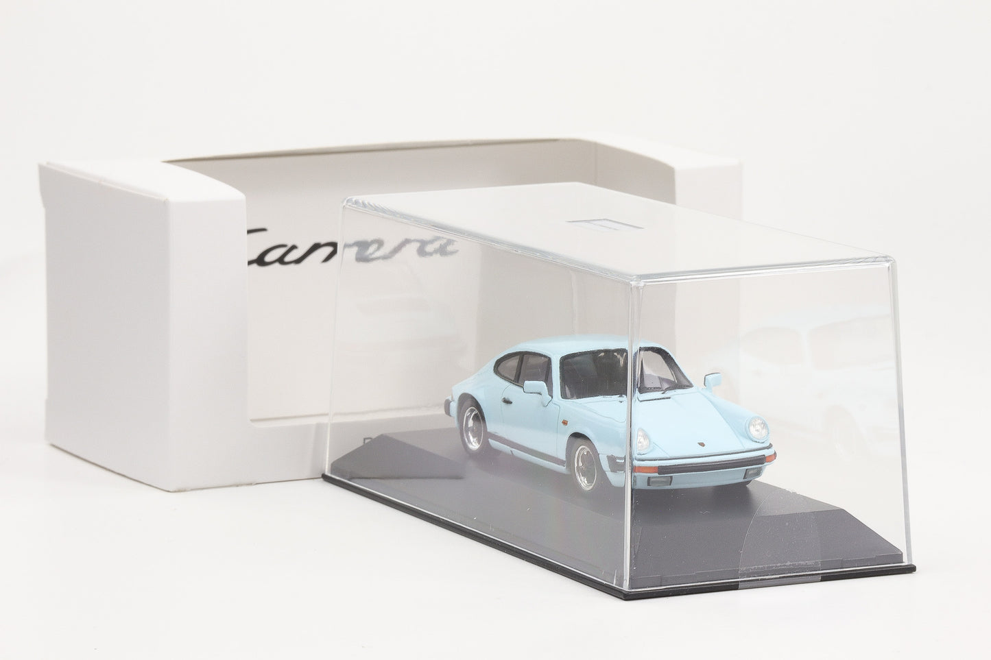 1:43 Spark Porsche 911 Carrera 3.2 Glacier blue 1984 Museum MAP