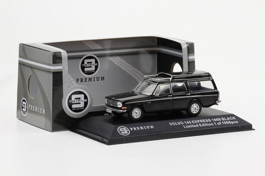 1:43 Triple 9 Premium Volvo 145 Express 1969 black Limited Edition 1008 pcs