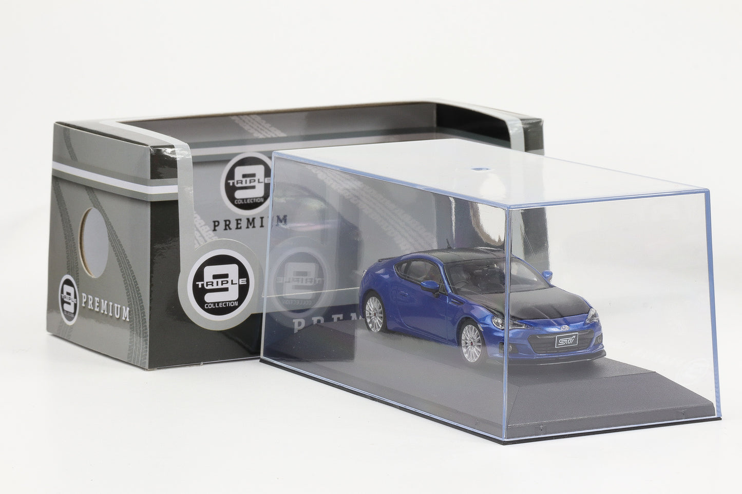 1:43 Triple 9 Premium Subaru BRZ STI Tokyo Auto Salon 2012 blaumetallic Limited Edition