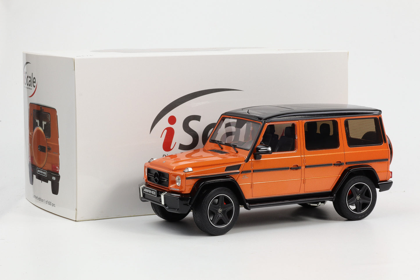 1:18 iScale Mercedes-Benz AMG G63 W463 sunsetbeam orange 2016 Limited 600 pcs