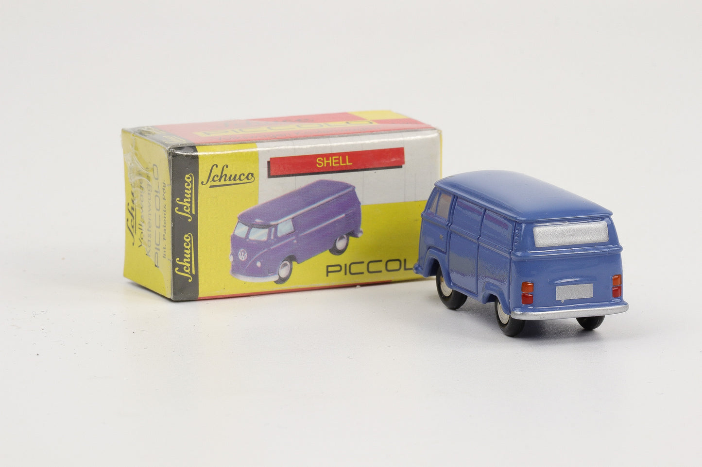 1:90 Schuco Piccolo VW Volkswagen T2 Bus Bulli Kasten blau