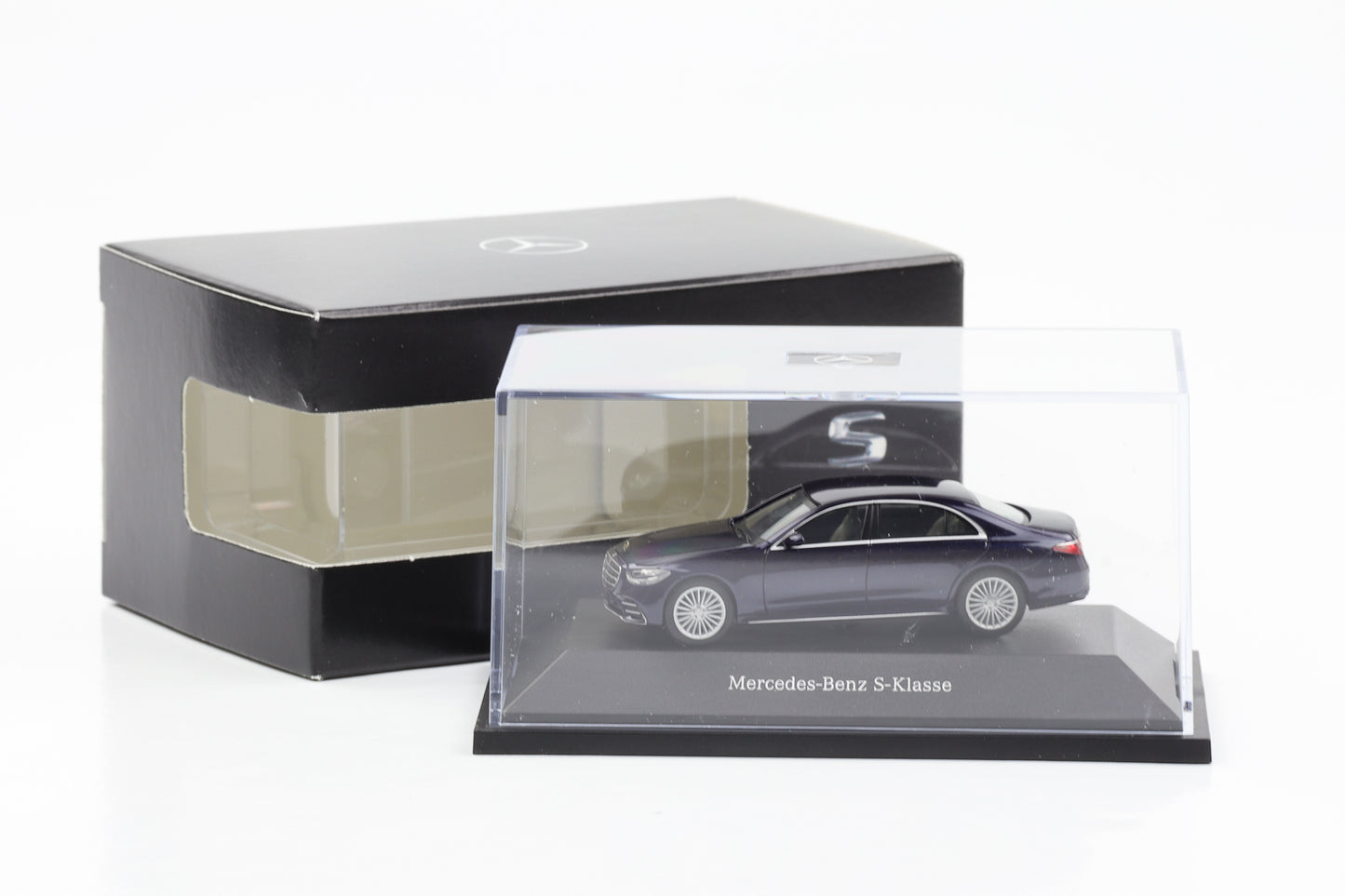 1:87 Mercedes-Benz S-Klasse V223 nautikblau Herpa Dealer B6 696 0629