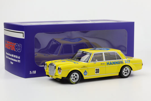 1:18 Mercedes-Benz AMG 300 SEL 6.8 Hannen Alt Hockenheim Finale 71 Heyer Werk83