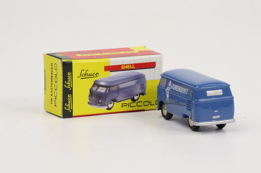 1:90 Schuco Piccolo VW T1 Bus Bulli Volkswagen Kundendienst blau