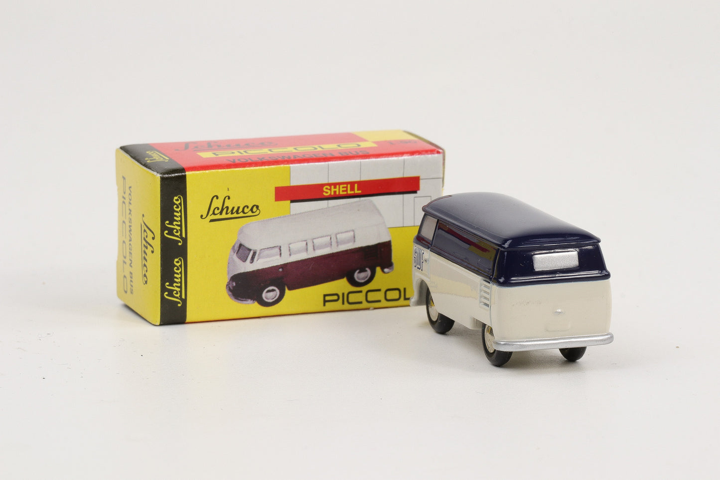 1:90 Schuco Piccolo VW T1 Bus Bulli SWF Südwestfunk schwarz-weiß Art.Nr. 01311-SW