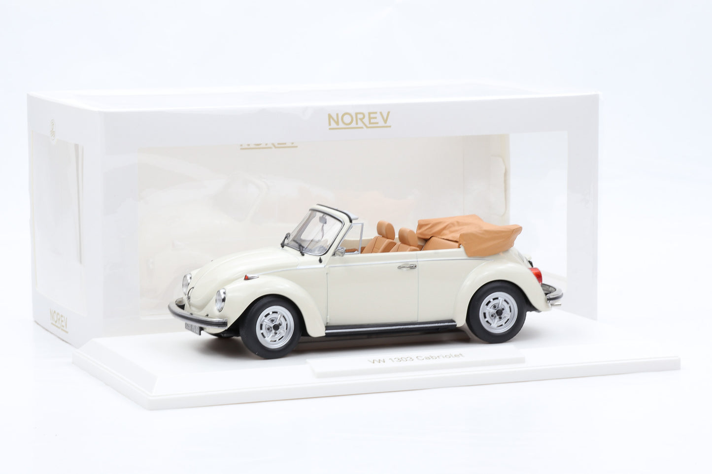 1:18 Norev VW Volkswagen Käfer 1303 Cabriolet 1973 Cream white