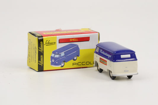 1:90 Schuco Piccolo VW T1 Bus Bulli Oldtimer Praxis Werkstattwagen blau-weiß
